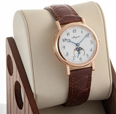 Breguet Classique 9087BR/29/964 30mm Rose gold White