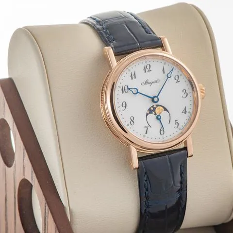 Breguet Classique 9087BR/29/964 30mm Rose gold White