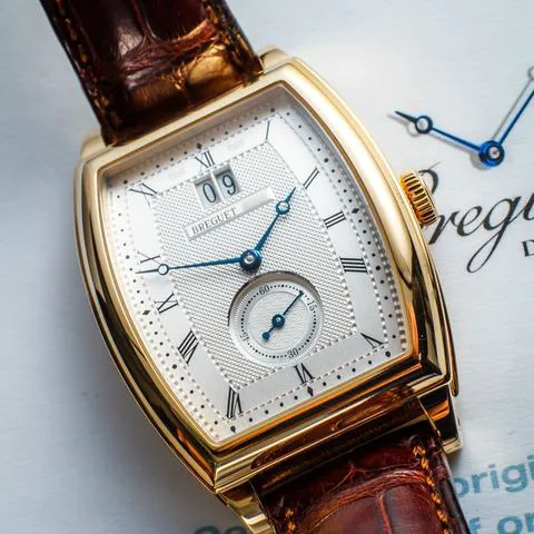 Breguet Héritage 5480 34mm Yellow gold Silver 8