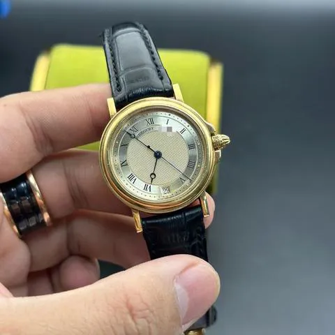 Breguet Marine 3400BA 35.5mm Yellow gold Silver