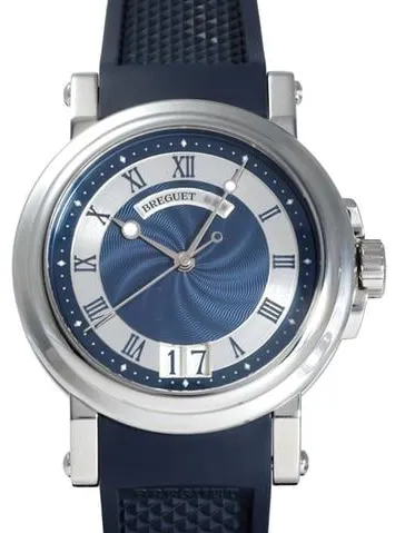 Breguet Marine 5817ST/Y2/5V8 39mm Stainless steel Blue