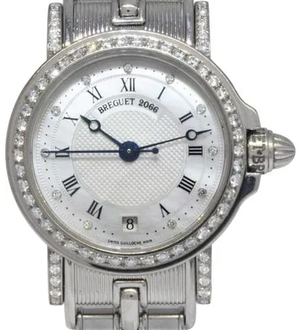 Breguet Marine 8401BB/52/B40.DD00 26mm White gold Mother-of-pearl