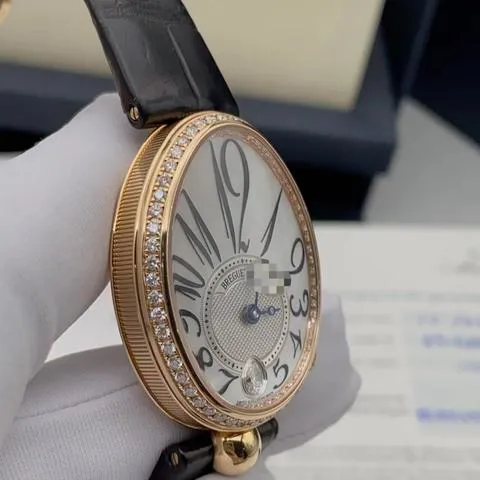 Breguet Reine de Naples 8918br/58/864.d00d 36.5mm Rose gold White 2