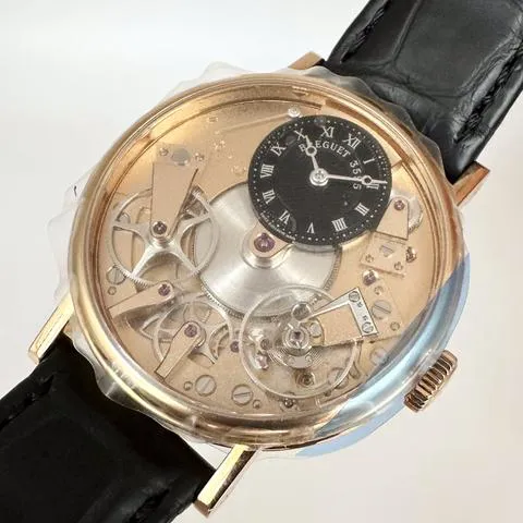 Breguet Tradition 7027BR/R9/9V6 37mm Rose gold Black