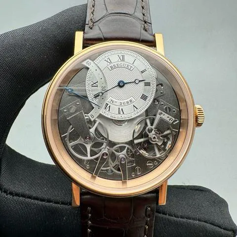 Breguet Tradition 7097BR/G1/9WU 40mm Rose gold Silver