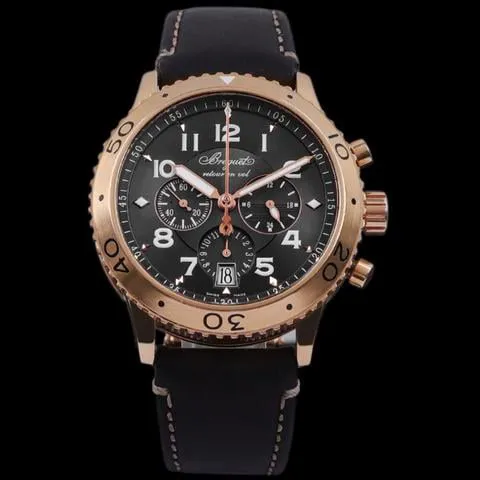 Breguet Type XX - XXI - XXII 3810BR/92/9ZU 42mm Rose gold Brown