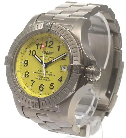 Breitling Avenger E17370 44mm Titanium Yellow 1