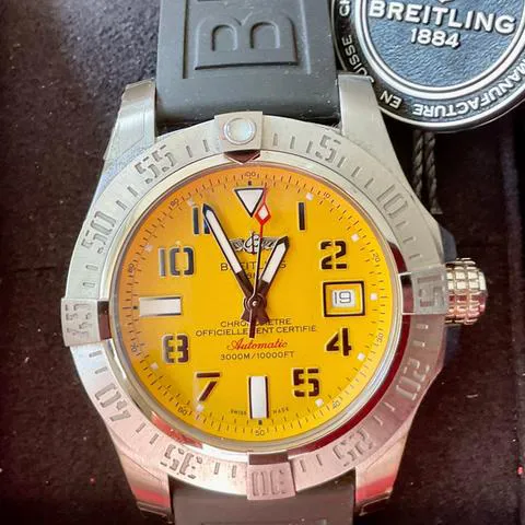 Breitling Avenger II Seawolf A1733110.I519.152S.A20SS.1 45mm Stainless steel Yellow 2