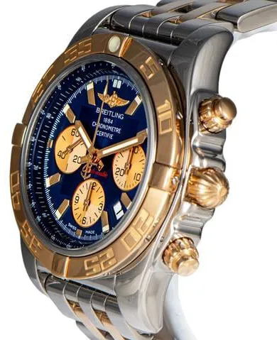 Breitling Chronomat 44 CB011012 44mm Yellow gold and Stainless steel Blue 1