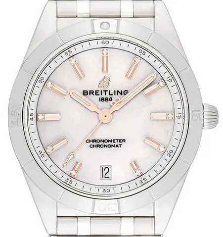 Breitling Chronomat A10380101A4A1 36mm Stainless steel Mother-of-pearl