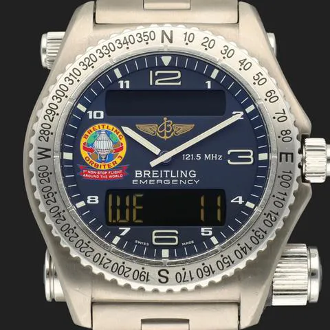 Breitling Emergency E56121 43mm Titanium Blue 1