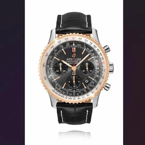 Breitling Navitimer 1 B01 Chronograph 43 UB0121211F1P1 43mm Yellow gold and Stainless steel Gray