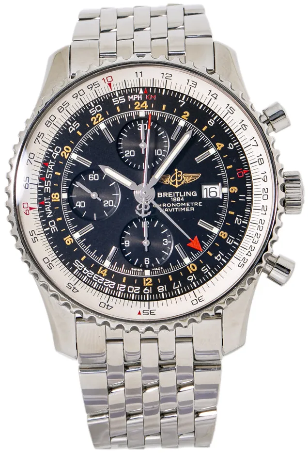 Breitling Navitimer A24322 46mm Stainless steel Black