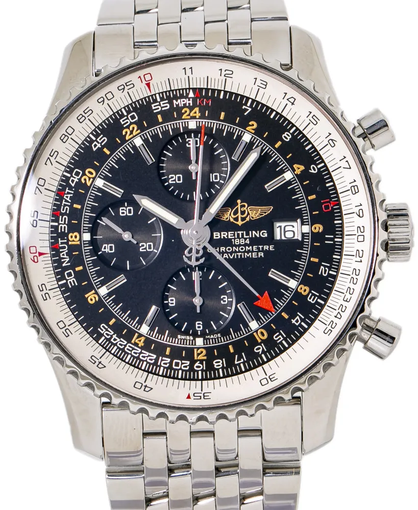 Breitling Navitimer A24322 46mm Stainless steel Black 1