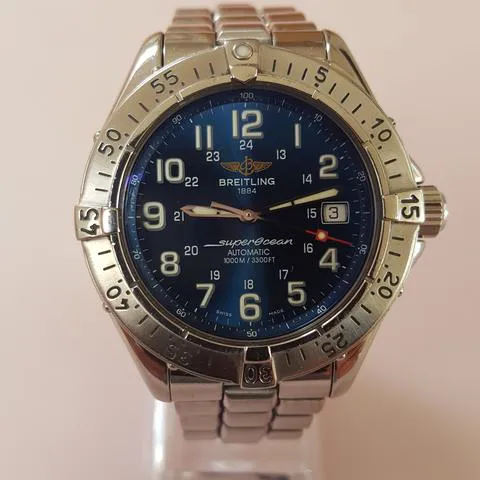 Breitling Superocean A17340 41mm Stainless steel Blue 4