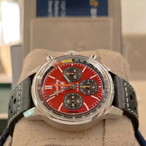 Breitling Top Time AB01761A1K1X1 41mm Stainless steel Red 6