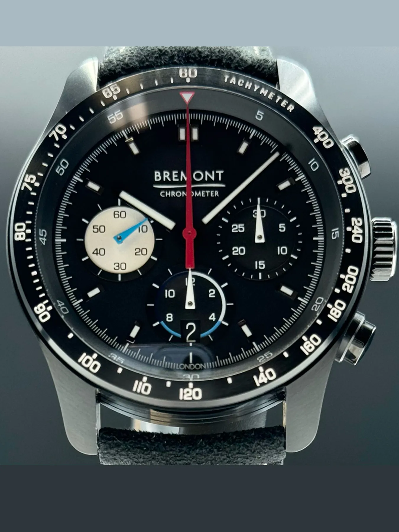 Bremont WR-45-R-S 43mm Stainless steel Black