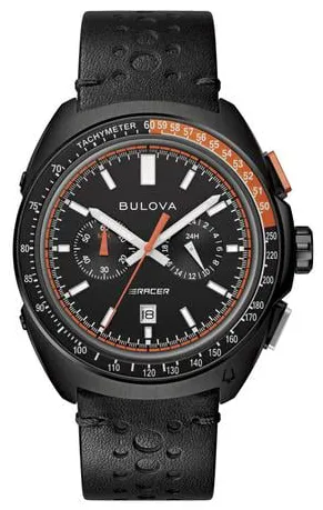 Bulova 98B428 42mm Stainless steel Black