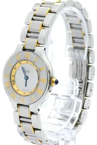 Cartier 21 Must de Cartier W10073R6 28mm Yellow gold and Stainless steel Silver 1