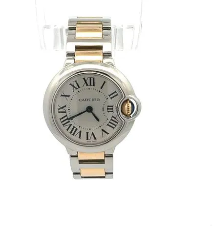 Cartier Ballon Bleu 28mm 3009 28mm Yellow gold and Stainless steel White