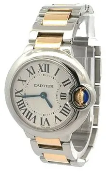 Cartier Ballon Bleu 28mm 3009 28mm Yellow gold and Stainless steel White 1