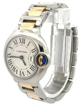 Cartier Ballon Bleu 28mm 3009 28mm Yellow gold and Stainless steel White 2