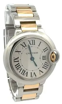 Cartier Ballon Bleu 28mm 3009 28mm Yellow gold and Stainless steel White 4