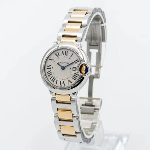 Cartier Ballon Bleu 28mm W69007Z3 28mm Yellow gold and Stainless steel White 2