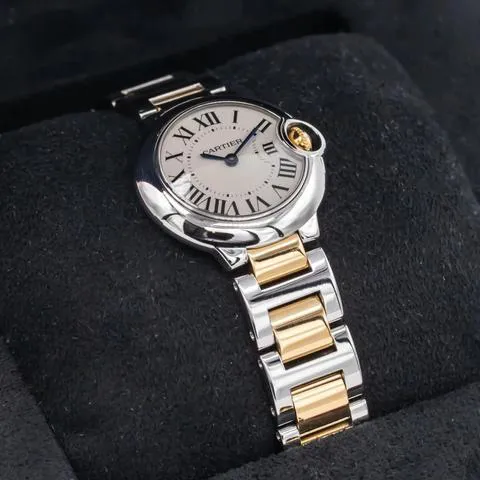 Cartier Ballon Bleu 28mm W69007Z3 28mm Yellow gold and Stainless steel White 6