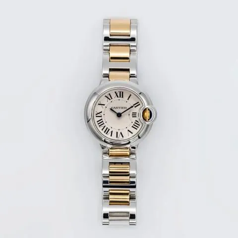 Cartier Ballon Bleu 28mm W69007Z3 28mm Yellow gold and Stainless steel White 7