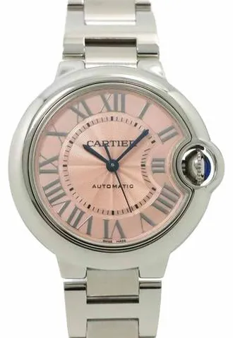 Cartier Ballon Bleu 33mm W6920100 33mm Stainless steel Pink