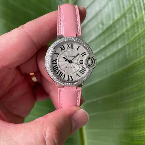 Cartier Ballon Bleu 33mm WE902037 33mm White gold Silver