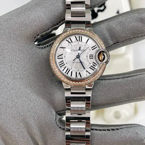 Cartier Ballon Bleu 33mm we902080 33mm Yellow gold and Stainless steel Silver