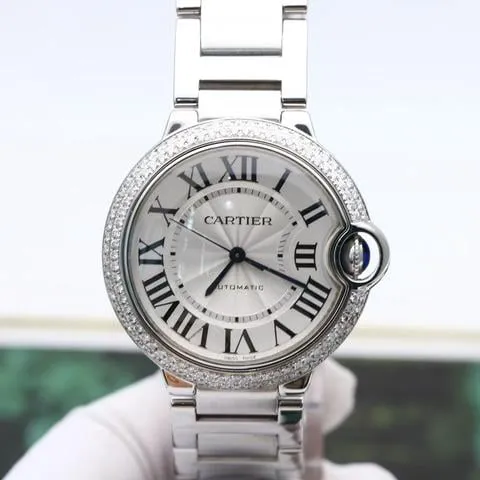 Cartier Ballon Bleu 36mm W6920046 36mm Stainless steel White 1