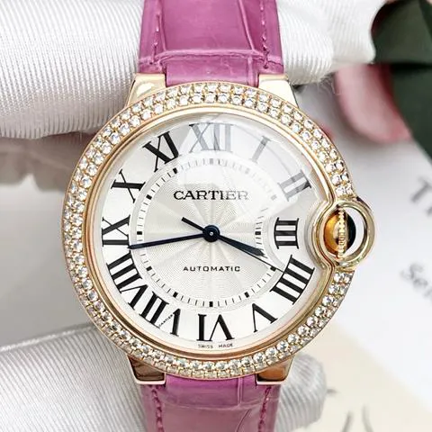 Cartier Ballon Bleu 36mm WE900551 36mm Rose gold White