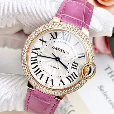 Cartier Ballon Bleu 36mm WE900551 36mm Rose gold White 1