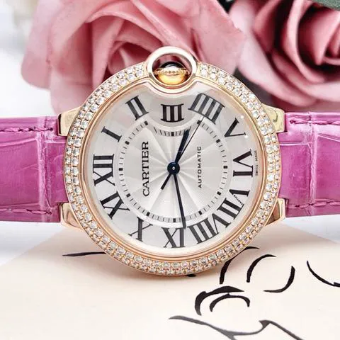 Cartier Ballon Bleu 36mm WE900551 36mm Rose gold White 2