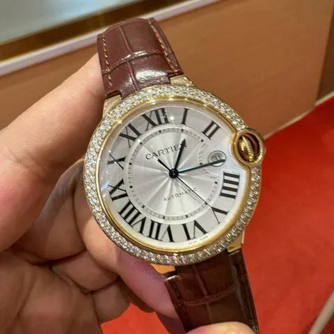 Cartier Ballon Bleu 42mm W6900551 42mm Rose gold Silver