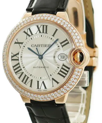 Cartier Ballon Bleu 42mm WE900851 42mm Rose gold Silver