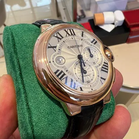 Cartier Ballon Bleu 44mm W6920074 44mm Rose gold Silver