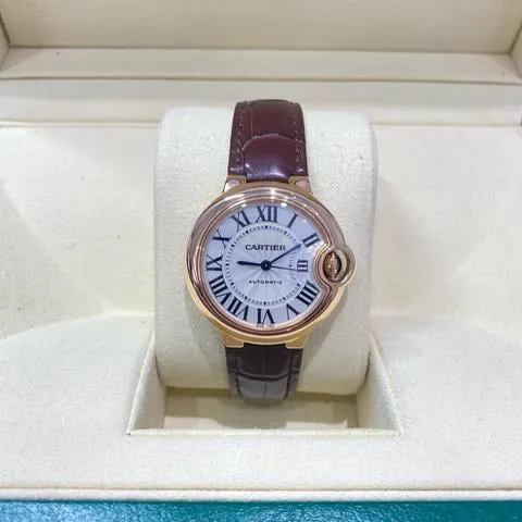 Cartier Ballon Bleu de Cartier W6920097 33mm Rose gold White