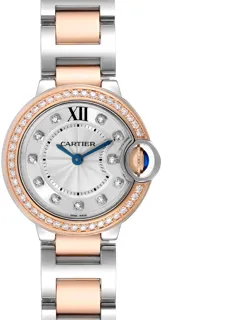 Cartier Ballon Bleu W3BB0009 Stainless steel and 18k rose gold Silver