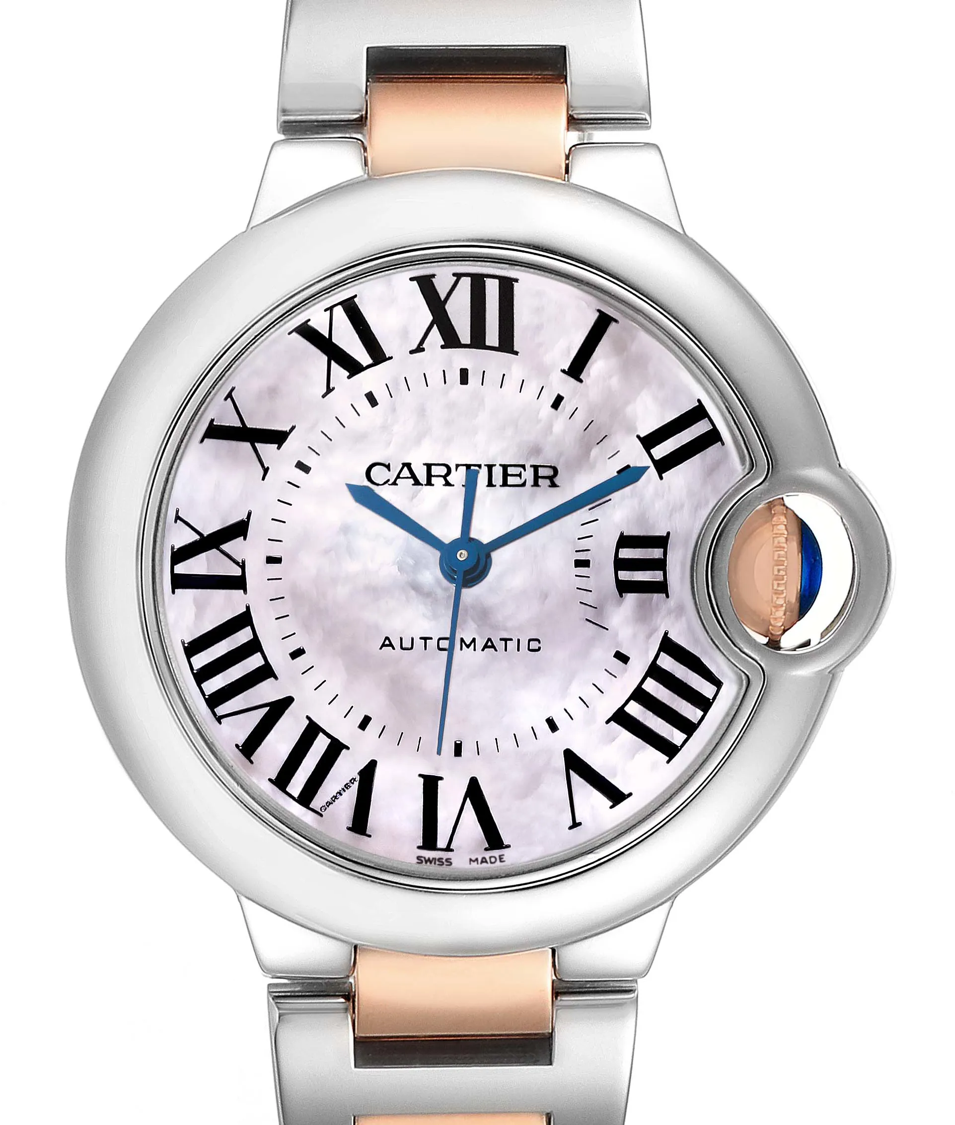 Cartier Ballon Bleu W6920098 33mm Stainless steel Rose