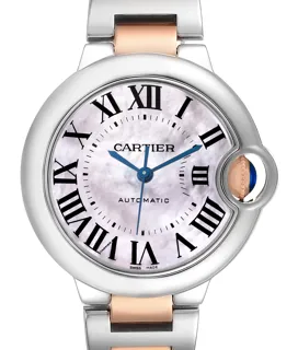 Cartier Ballon Bleu W6920098 Stainless steel Pink