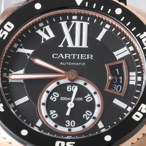 Cartier Calibre de Cartier W7100052 42mm Rose gold Black 5