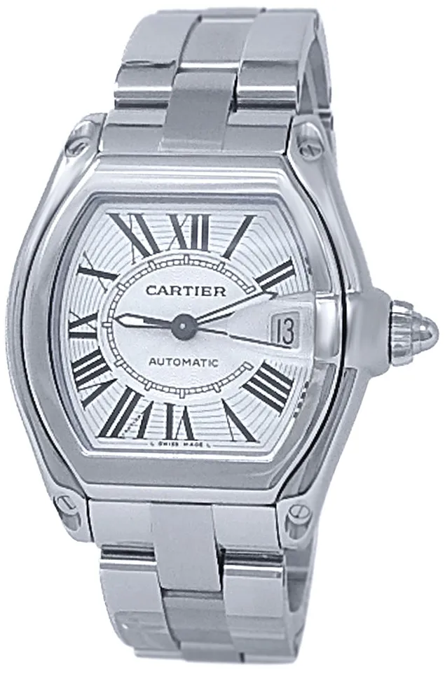 Cartier Roadster W62025V3 39mm Stainless steel Silver