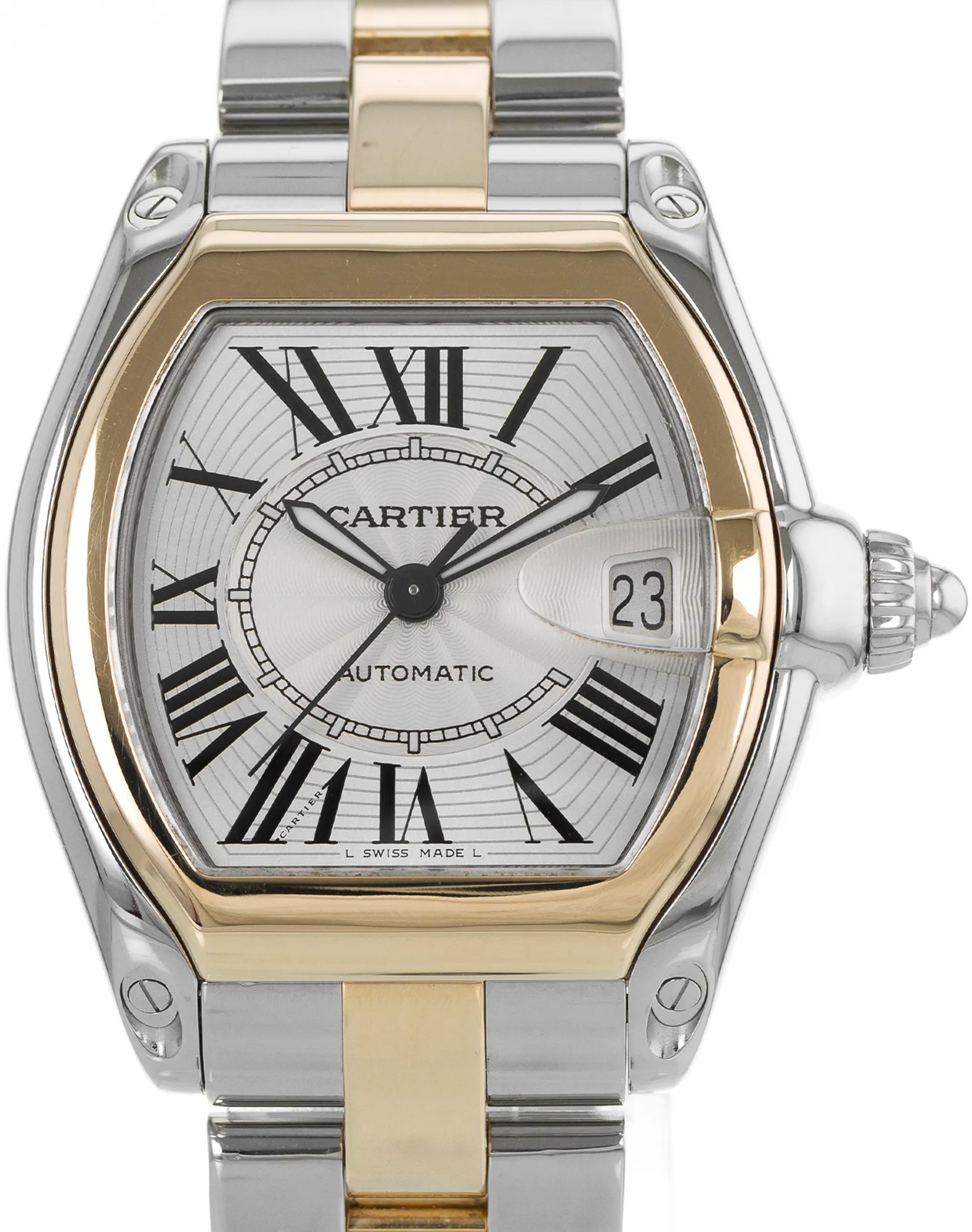 Cartier Roadster W62031Y4 2510 38mm Stainless steel Silver