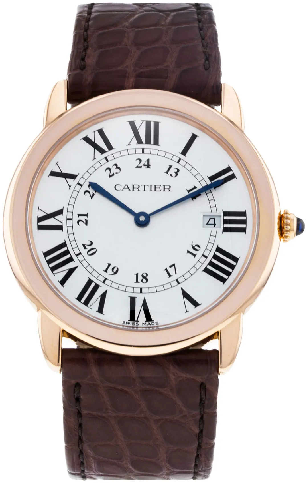 Cartier Ronde Solo W6701008 36mm Rose gold Silver