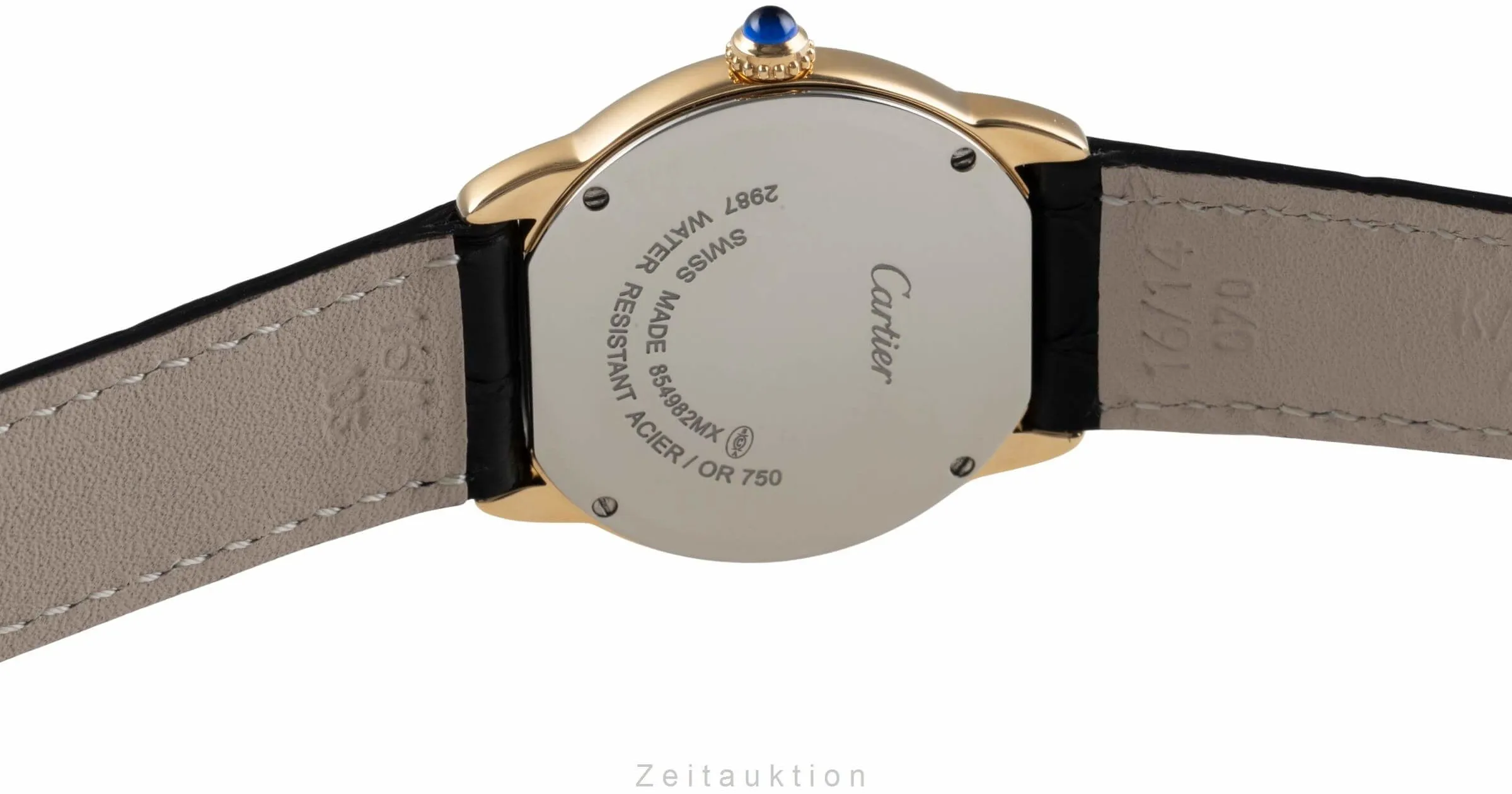 Cartier Ronde Solo W6700355, 2987 29.1mm Yellow gold Silver 7