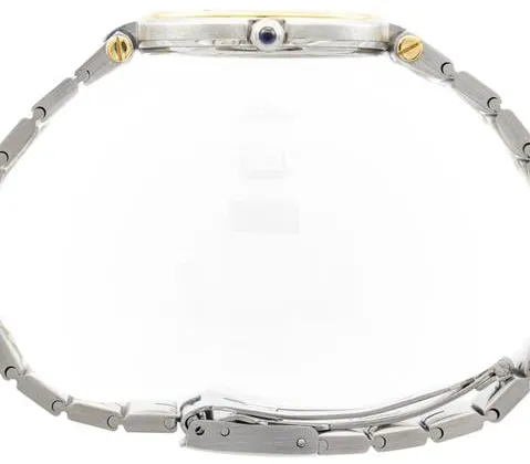 Cartier Santos 8191 33mm Yellow gold and Stainless steel White 4